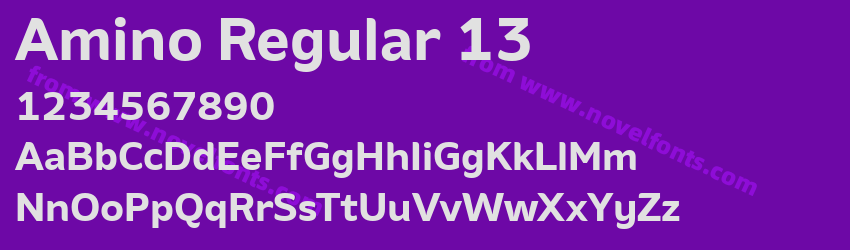 Amino Regular 13Preview Amino Regular 13Preview