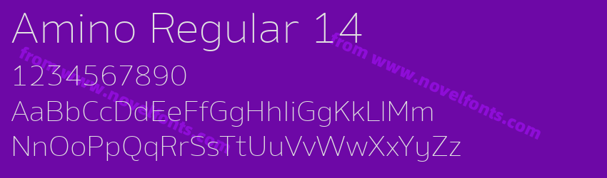 Amino Regular 14Preview Amino Regular 14Preview