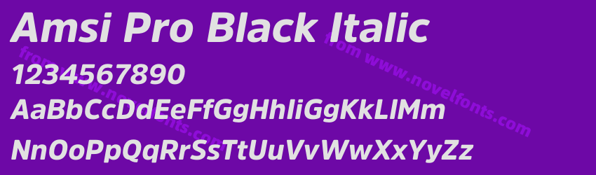 Amsi Pro Black ItalicPreview Amsi Pro Black ItalicPreview