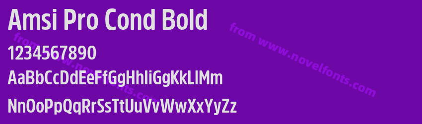 Amsi Pro Cond BoldPreview Amsi Pro Cond BoldPreview