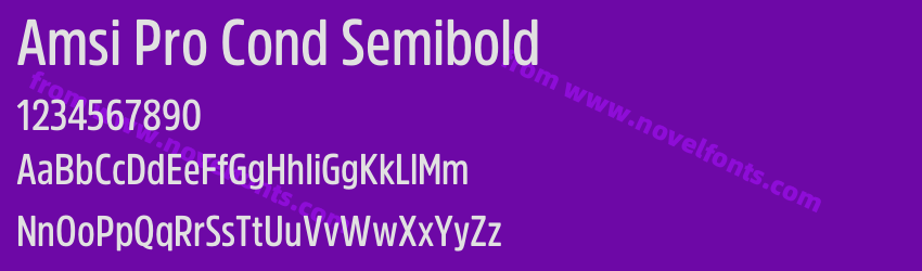 Amsi Pro Cond SemiboldPreview Amsi Pro Cond SemiboldPreview