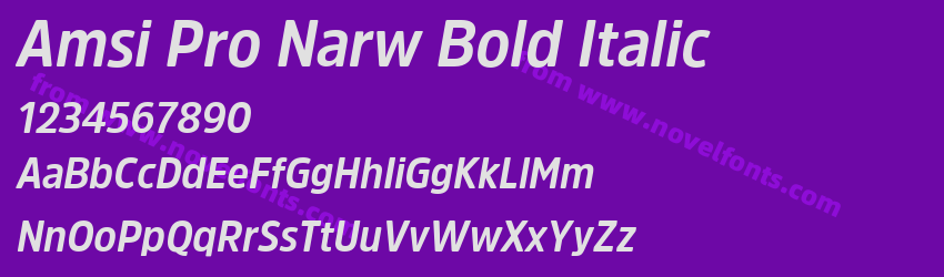 Amsi Pro Narw Bold ItalicPreview Amsi Pro Narw Bold ItalicPreview