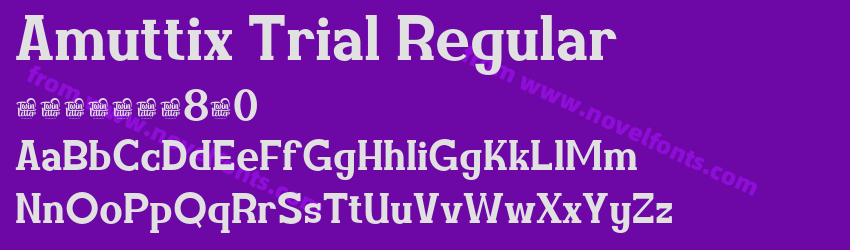 Amuttix Trial RegularPreview Amuttix Trial RegularPreview