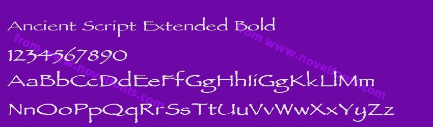 Ancient Script Extended BoldPreview Ancient Script Extended BoldPreview