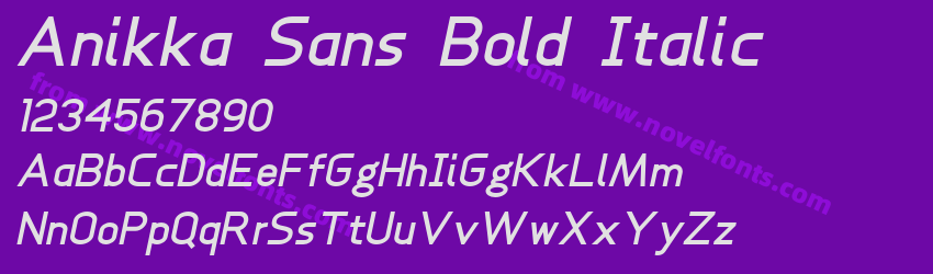 Anikka Sans Bold ItalicPreview Anikka Sans Bold ItalicPreview