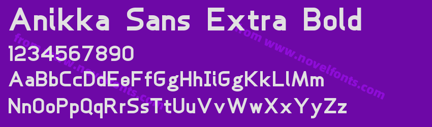 Anikka Sans Extra BoldPreview Anikka Sans Extra BoldPreview