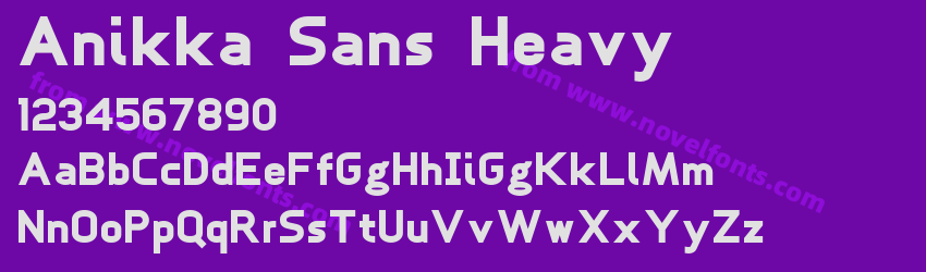 Anikka Sans HeavyPreview Anikka Sans HeavyPreview