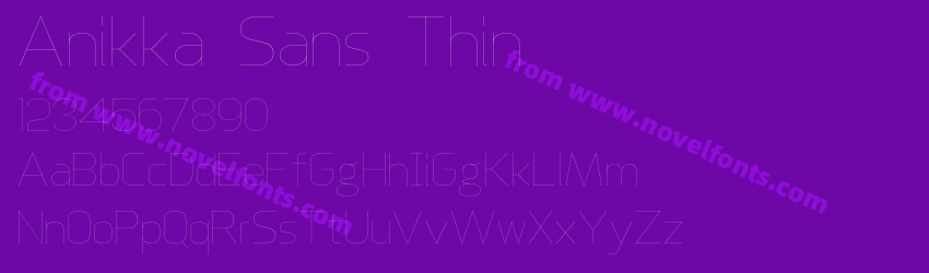 Anikka Sans ThinPreview Anikka Sans ThinPreview