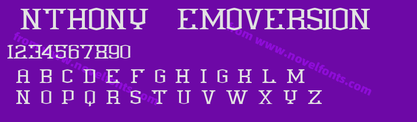 Anthony DemoversionPreview Anthony DemoversionPreview