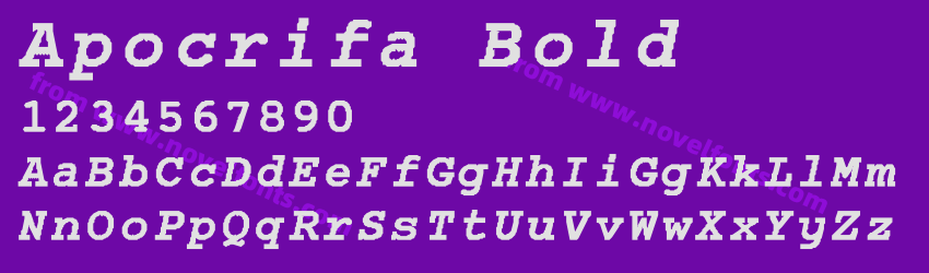 Apocrifa BoldPreview Apocrifa BoldPreview