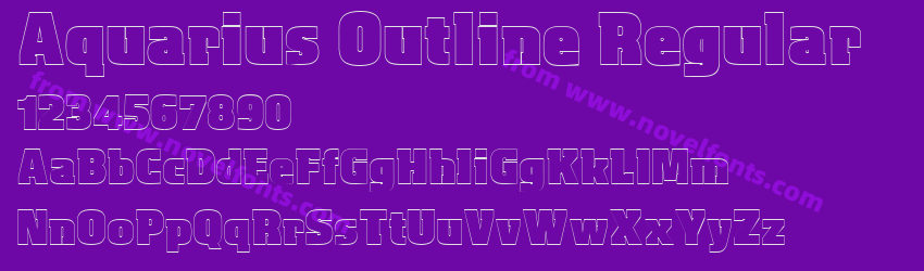 Aquarius Outline RegularPreview Aquarius Outline RegularPreview
