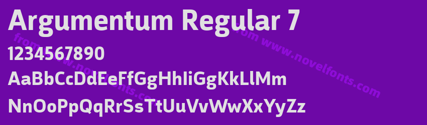 Argumentum Regular 7Preview Argumentum Regular 7Preview