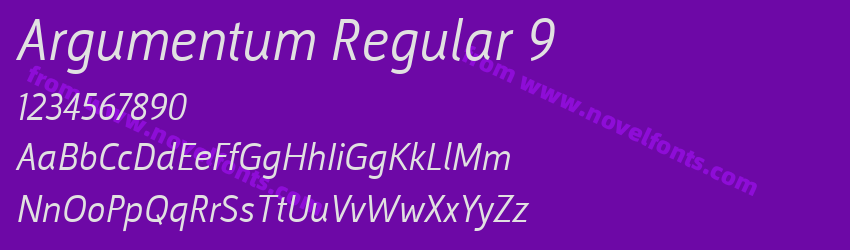 Argumentum Regular 9Preview Argumentum Regular 9Preview