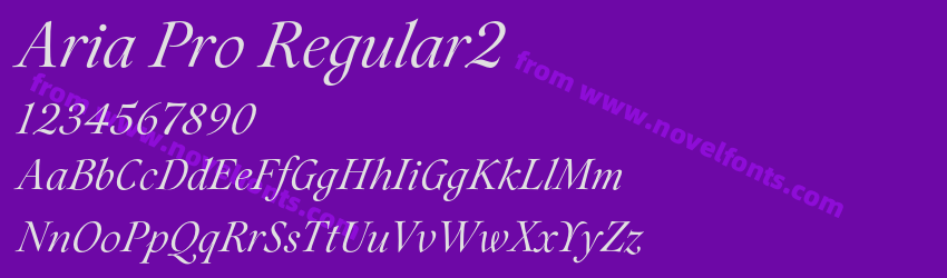 Aria Pro Regular2Preview Aria Pro Regular2Preview