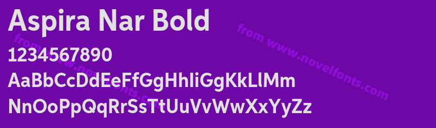 Aspira Nar BoldPreview Aspira Nar BoldPreview