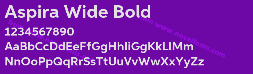 Aspira Wide BoldPreview Aspira Wide BoldPreview