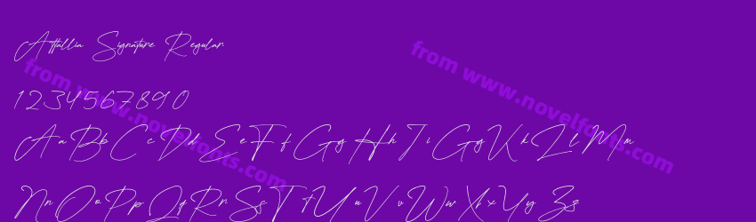 Attallia Signature RegularPreview Attallia Signature RegularPreview