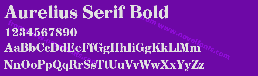 Aurelius Serif BoldPreview Aurelius Serif BoldPreview