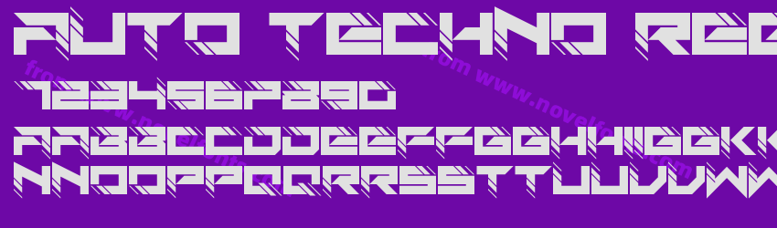 Auto Techno RegularPreview Auto Techno RegularPreview