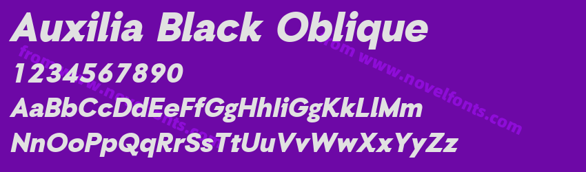 Auxilia Black ObliquePreview Auxilia Black ObliquePreview