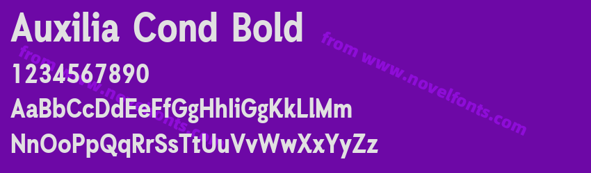 Auxilia Cond BoldPreview Auxilia Cond BoldPreview