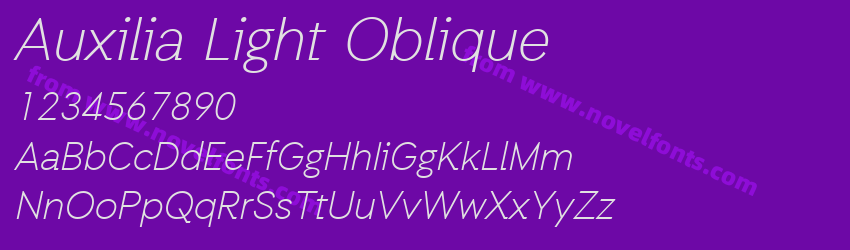 Auxilia Light ObliquePreview Auxilia Light ObliquePreview