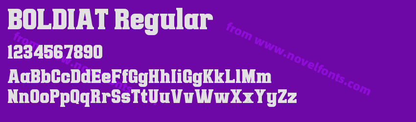 BOLDIAT RegularPreview BOLDIAT RegularPreview