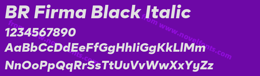 BR Firma Black ItalicPreview BR Firma Black ItalicPreview