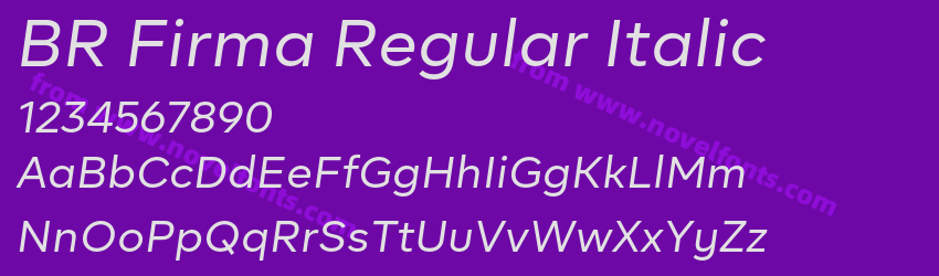 BR Firma Regular ItalicPreview BR Firma Regular ItalicPreview