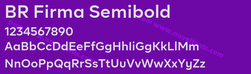BR Firma SemiboldPreview BR Firma SemiboldPreview