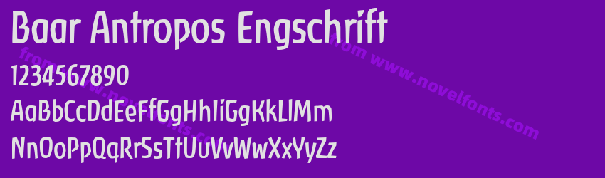 Baar Antropos EngschriftPreview Baar Antropos EngschriftPreview