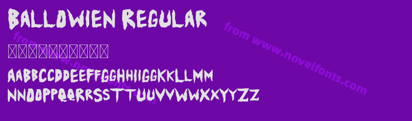 Ballowien RegularPreview Ballowien RegularPreview