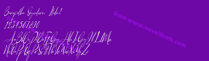 Baropetha Signature_ Italic1Preview Baropetha Signature_ Italic1Preview