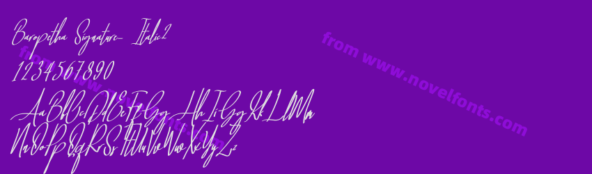Baropetha Signature_ Italic2Preview Baropetha Signature_ Italic2Preview