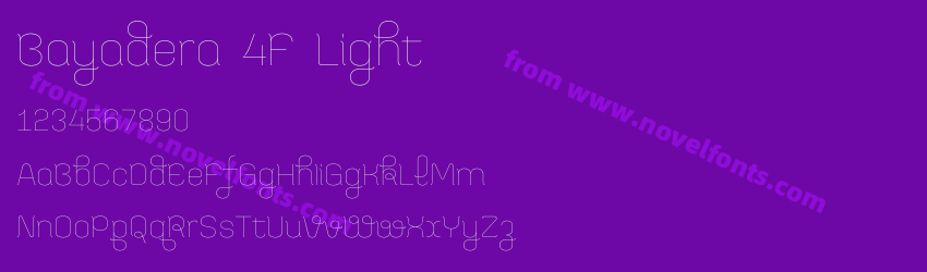 Bayadera 4F LightPreview Bayadera 4F LightPreview