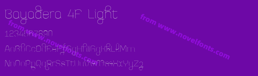 Bayadera 4F LightPreview Bayadera 4F LightPreview