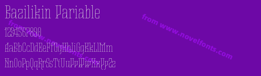 Bazilikin VariablePreview Bazilikin VariablePreview