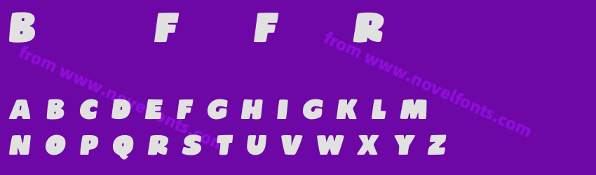 Bearty Free Font RegularPreview Bearty Free Font RegularPreview