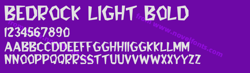 Bedrock Light BoldPreview Bedrock Light BoldPreview