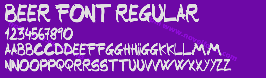 Beer Font RegularPreview Beer Font RegularPreview