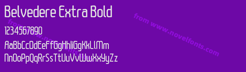 Belvedere Extra BoldPreview Belvedere Extra BoldPreview