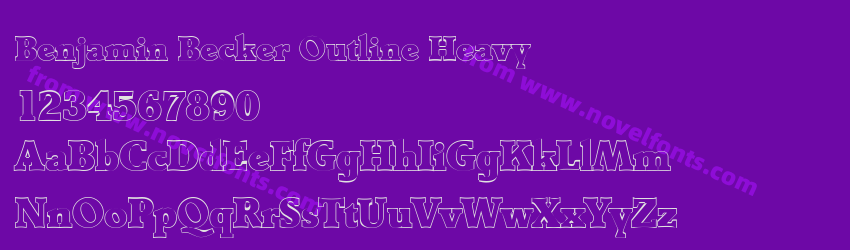 Benjamin Becker Outline HeavyPreview Benjamin Becker Outline HeavyPreview