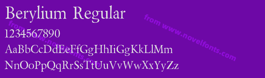 Berylium RegularPreview Berylium RegularPreview