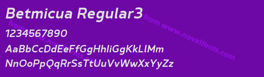Betmicua Regular3Preview Betmicua Regular3Preview