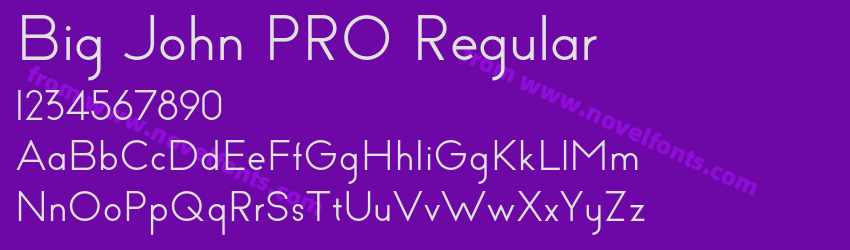 Big John PRO RegularPreview Big John PRO RegularPreview