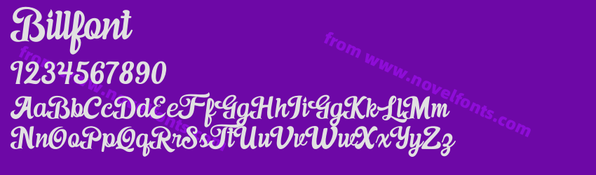 BillfontPreview BillfontPreview