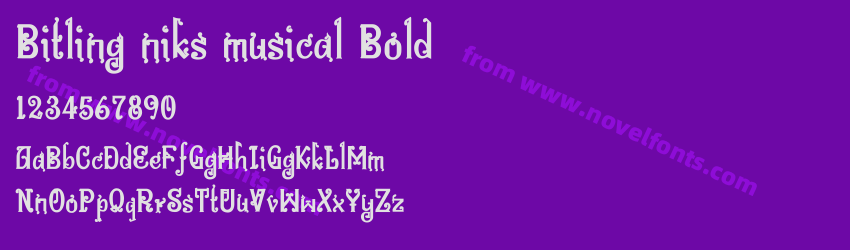 Bitling niks musical BoldPreview Bitling niks musical BoldPreview
