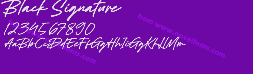 Black SignaturePreview Black SignaturePreview