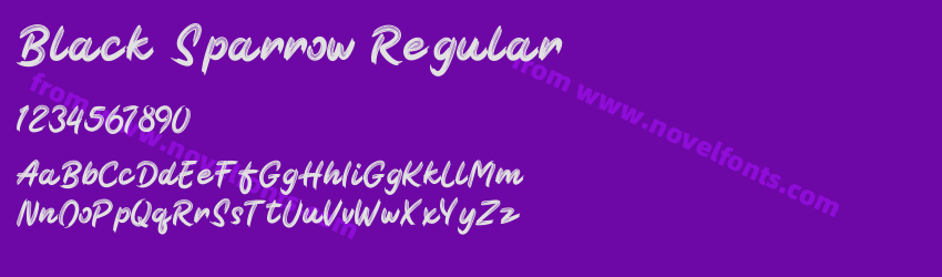 Black Sparrow RegularPreview