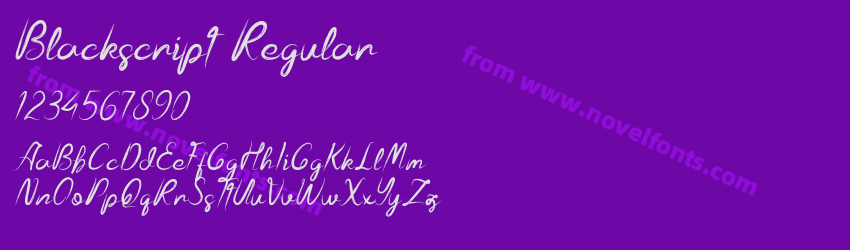 Blackscript RegularPreview Blackscript RegularPreview